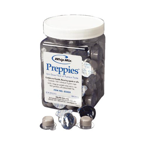 Whip-Mix 03400 Pumice Flour Paste Preppies Unit Dose Cups 100/Bx 2 Gm Whip-Mix 03400 Pumice Flour Paste Preppies Unit Dose Cups 100/Bx 2 Gm